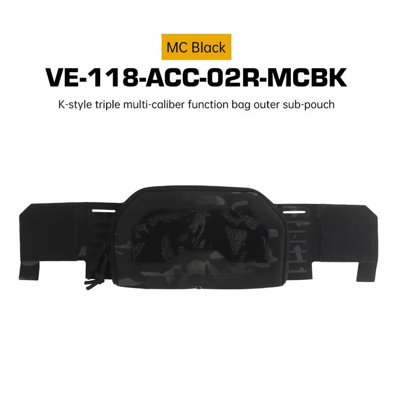 Signal & Steel Layered Admin Pouch – Front Storage Panel for Triple Mag Pouches & Plate Carriers
