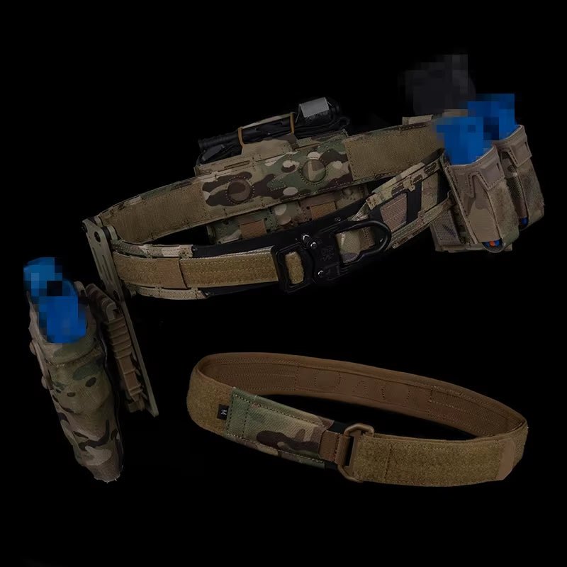 Signal & Steel Magnetic MOLLE Battle Belt – Double-Layer Tactical Belt System for Airsoft Loadouts