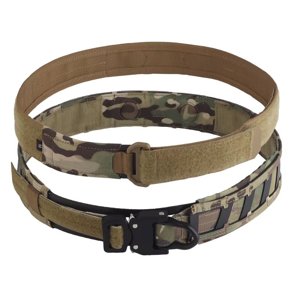 Signal & Steel Magnetic MOLLE Battle Belt – Double-Layer Tactical Belt System for Airsoft Loadouts