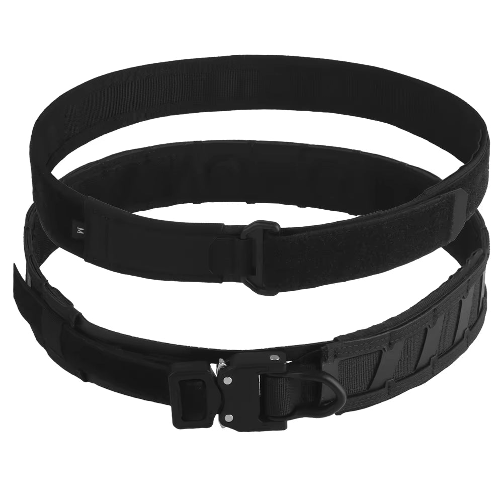 Signal & Steel Magnetic MOLLE Battle Belt – Double-Layer Tactical Belt System for Airsoft Loadouts