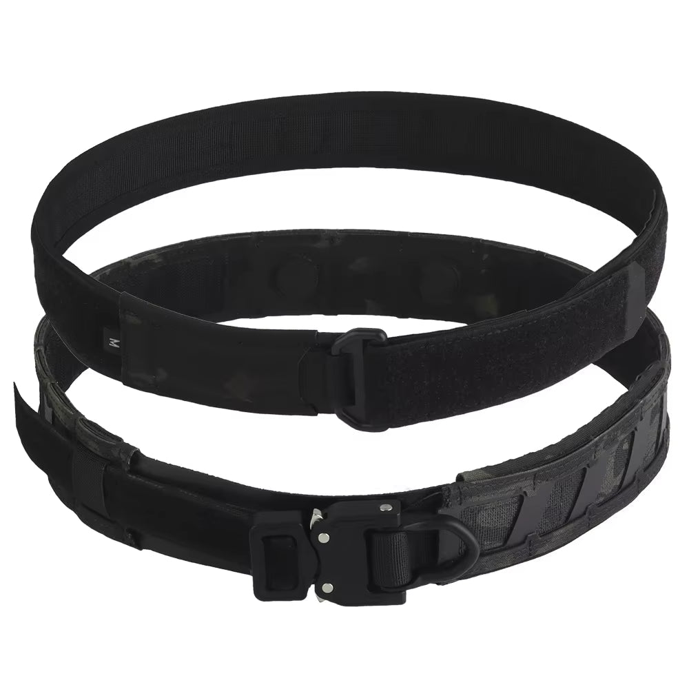 Signal & Steel Magnetic MOLLE Battle Belt – Double-Layer Tactical Belt System for Airsoft Loadouts
