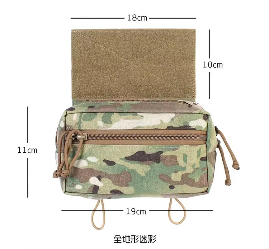 Signal & Steel MK3/MK4 Style Lower Utility Pouch – Modular Chest Rig Dangling Admin Pouch