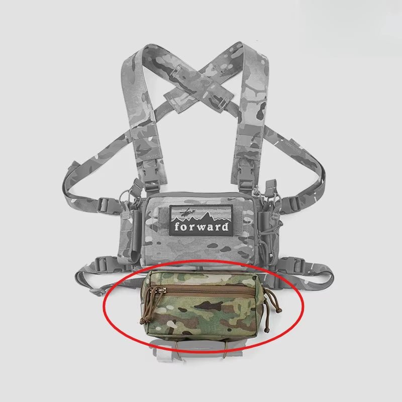 Signal & Steel MK3/MK4 Style Lower Utility Pouch – Modular Chest Rig Dangling Admin Pouch