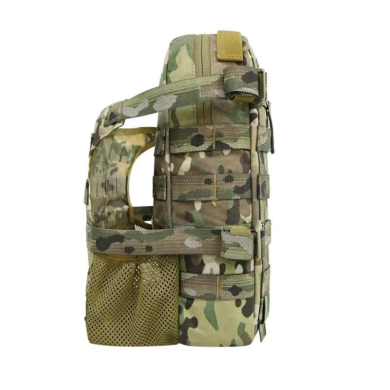Signal & Steel MOLLE Expansion Backpack – Tactical Plate Carrier Pack with Hydration Storage (7L)