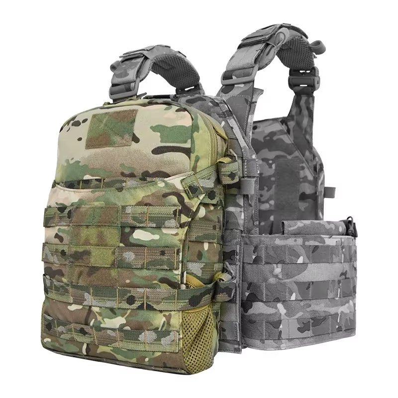 Signal & Steel MOLLE Expansion Backpack – Tactical Plate Carrier Pack with Hydration Storage (7L)