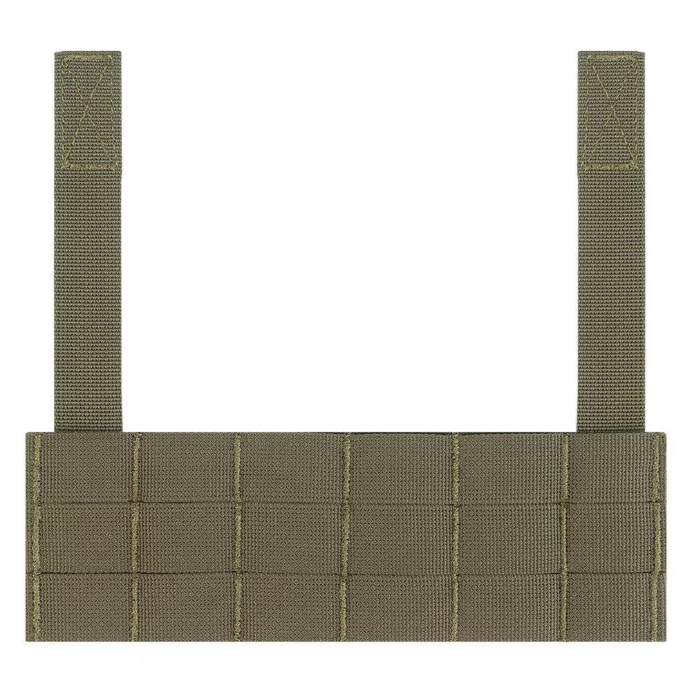 Signal & Steel MOLLE Expansion Panel for Chest Rigs – Tactical Front Mount Plate for Navigation & Phone Panels