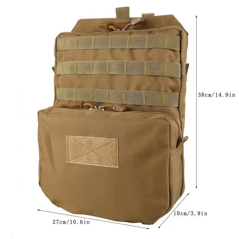 Signal & Steel MOLLE Hydration Backpack – Tactical Plate Carrier Water Carrier (EDC Hydration Pack)