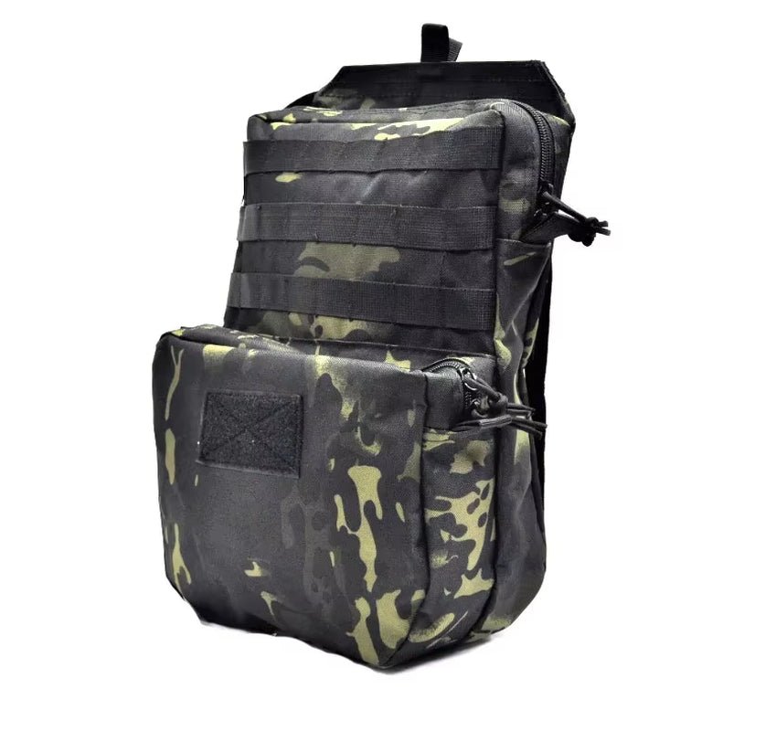 Signal & Steel MOLLE Hydration Backpack – Tactical Plate Carrier Water Carrier (EDC Hydration Pack)