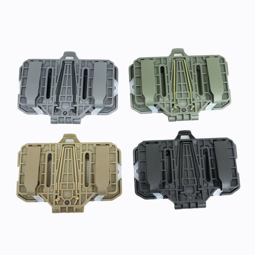 Signal & Steel MOLLE Navigation Phone Mount – Tactical Chest Rig Map & Phone Holder (Foldable Admin Panel)