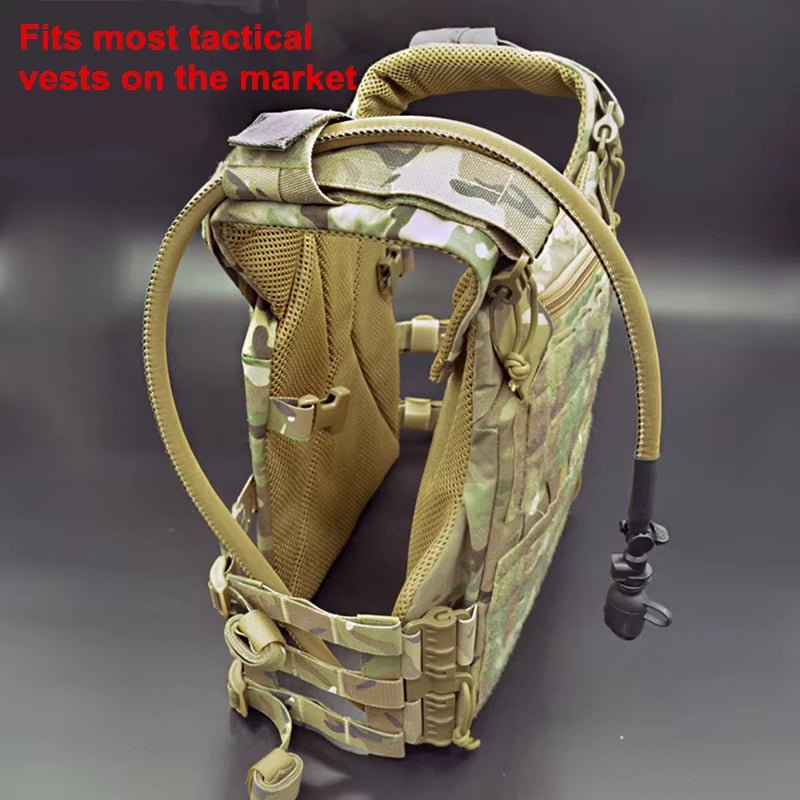 Signal & Steel Plate Carrier Hydration Plate – 1.5L Tactical Water Reservoir with Drink Tube