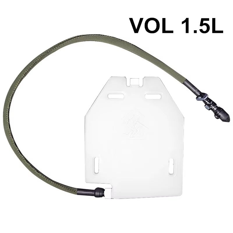 Signal & Steel Plate Carrier Hydration Plate – 1.5L Tactical Water Reservoir with Drink Tube