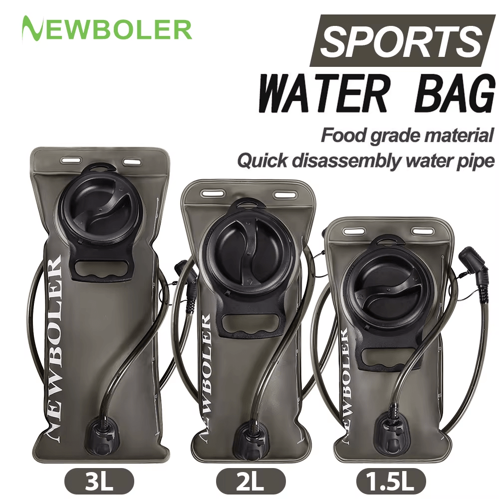 Signal & Steel Tactical Hydration Reservoir – 1.5L / 2L / 3L Water Bladder with Quick-Release Hose