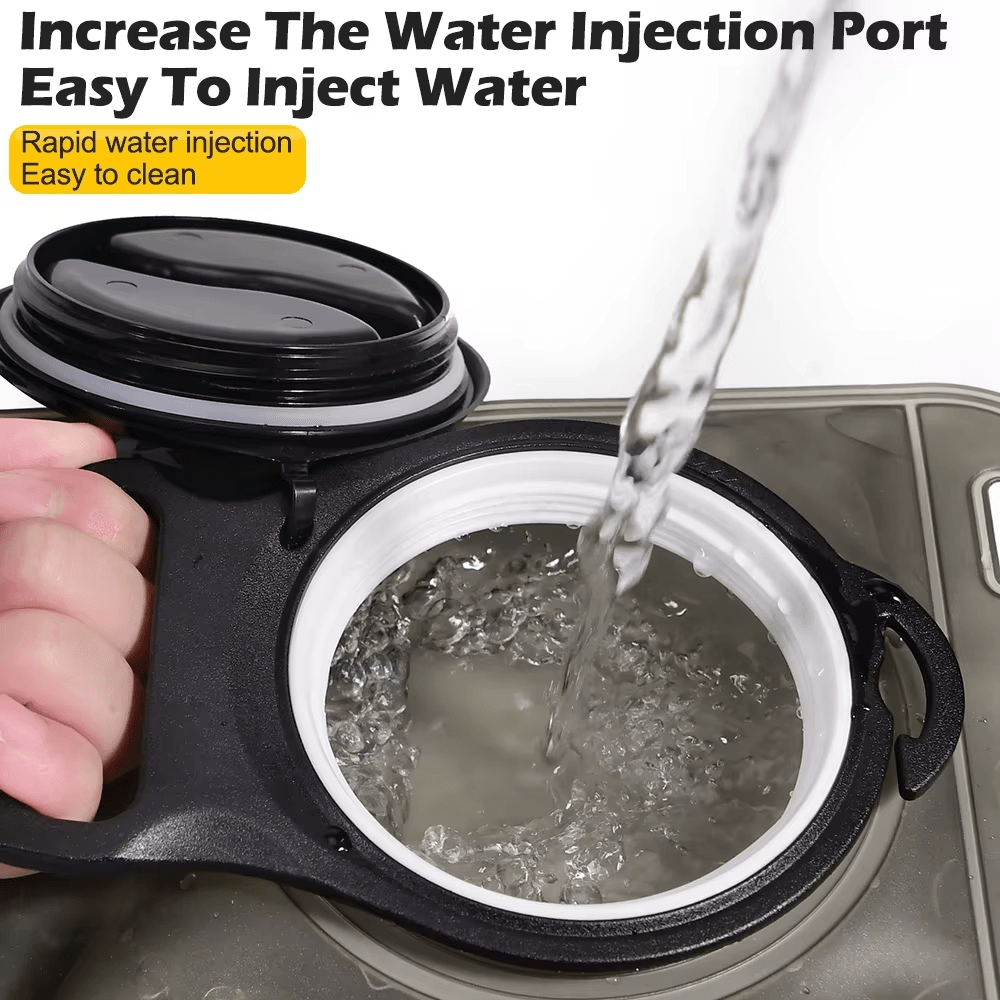 Signal & Steel Tactical Hydration Reservoir – 1.5L / 2L / 3L Water Bladder with Quick-Release Hose