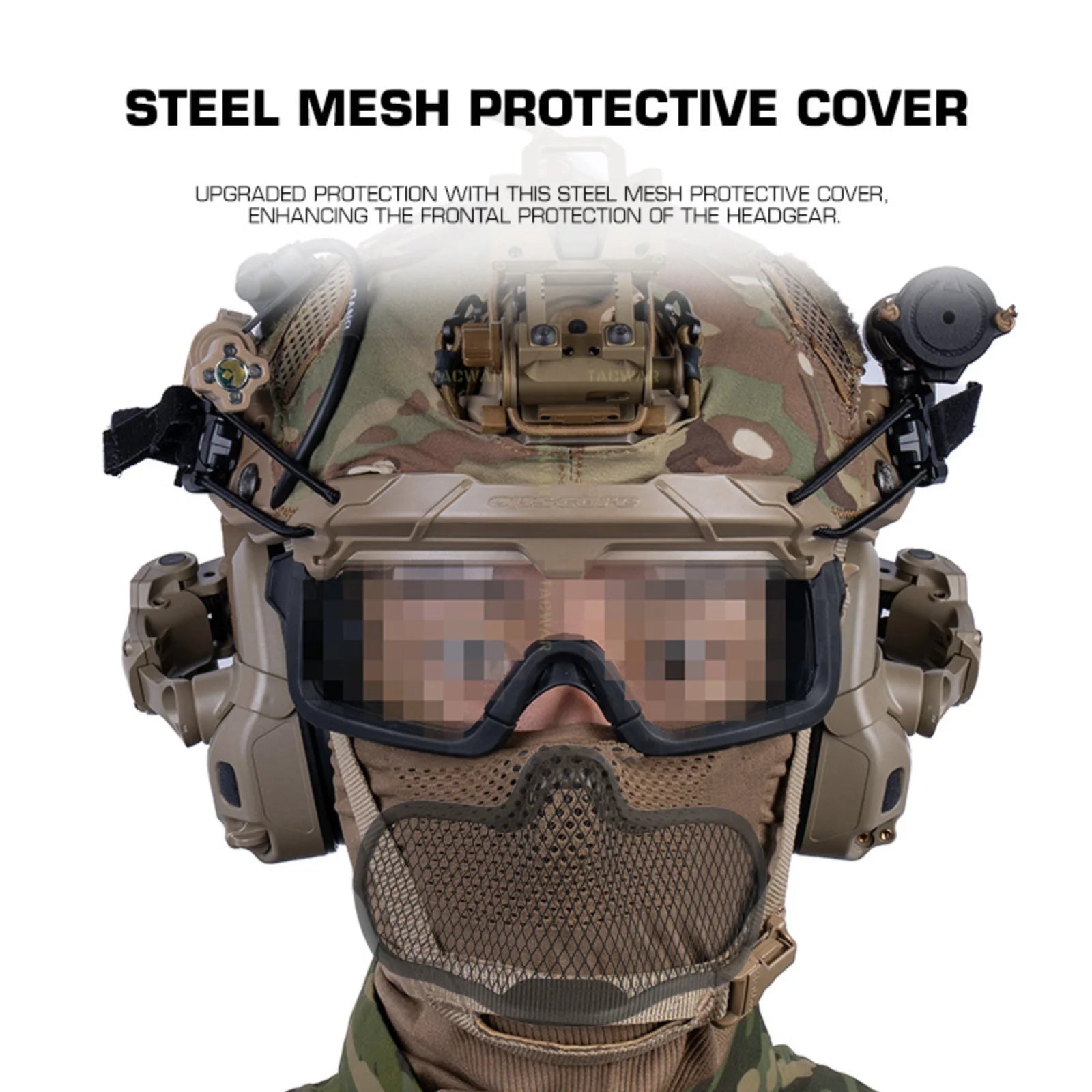 Signal & Steel Tactical Mesh Balaclava Full Face Mask for Airsoft, Paintball & Outdoor Training