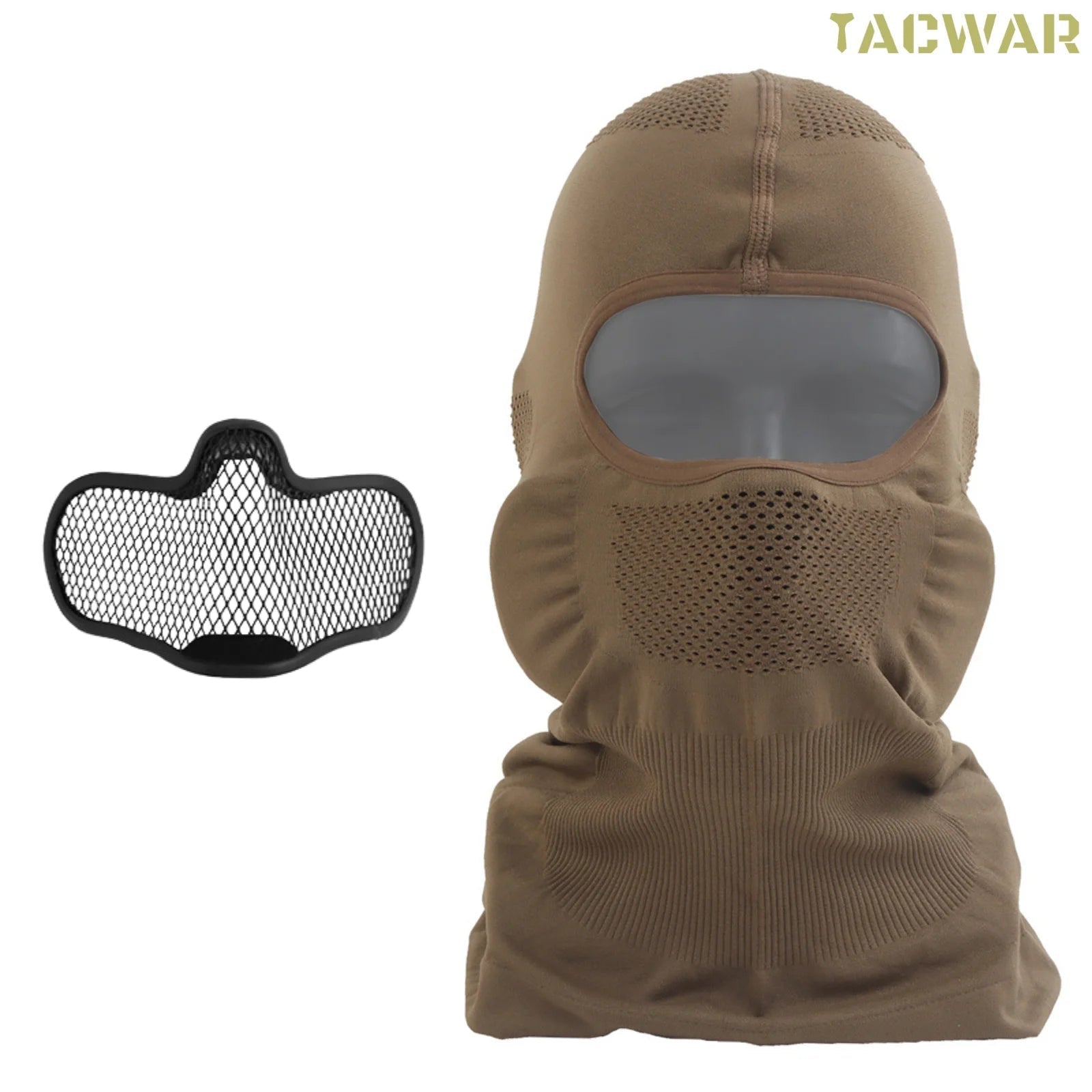 Signal & Steel Tactical Mesh Balaclava Full Face Mask for Airsoft, Paintball & Outdoor Training