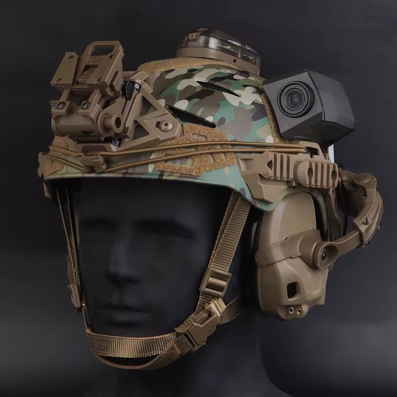 Signal & Steel Training Tactical Helmet 3.0 – Lightweight Airsoft Bump Helmet with Accessory Rails