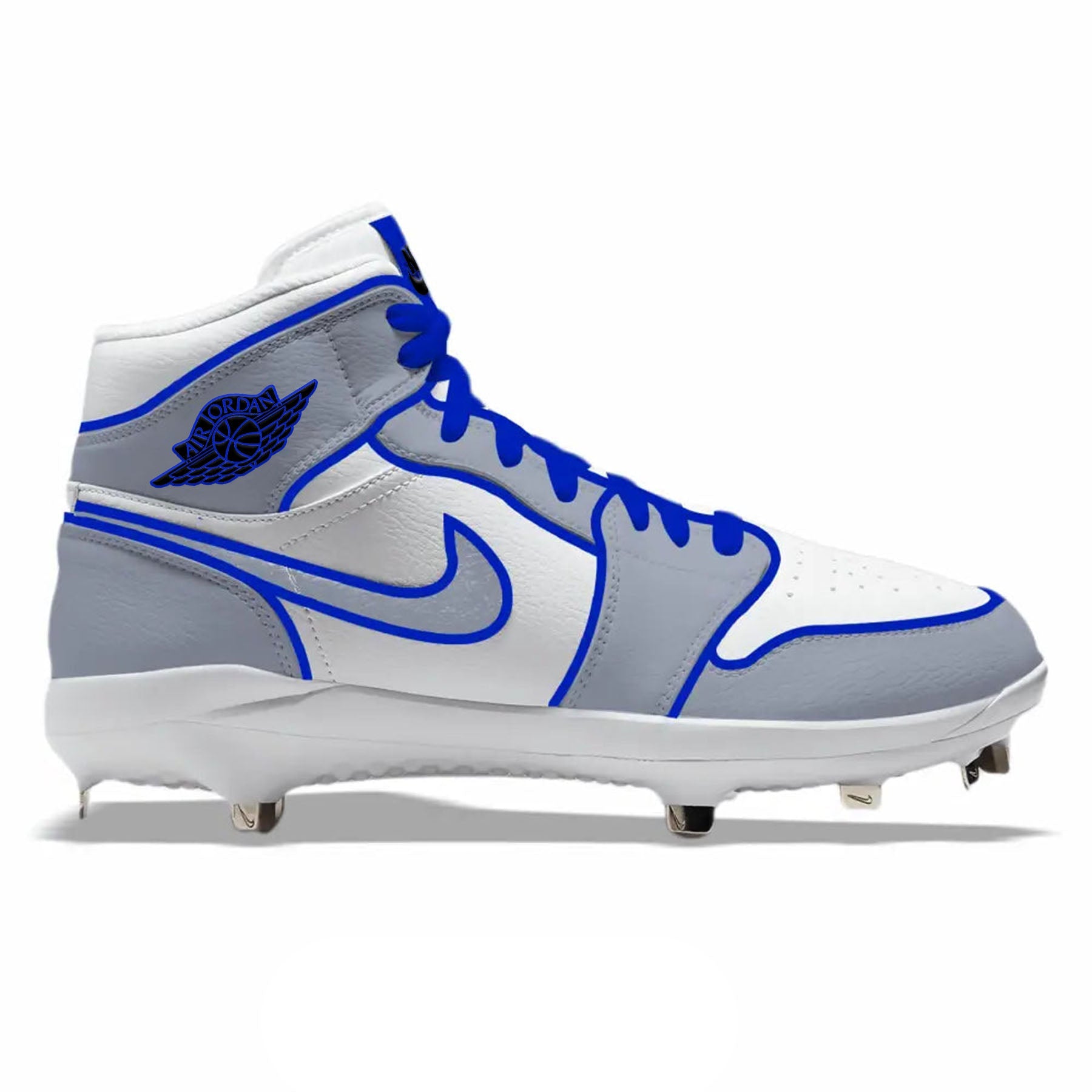 "Slate Lines" Jordan 1 Retro Cleats