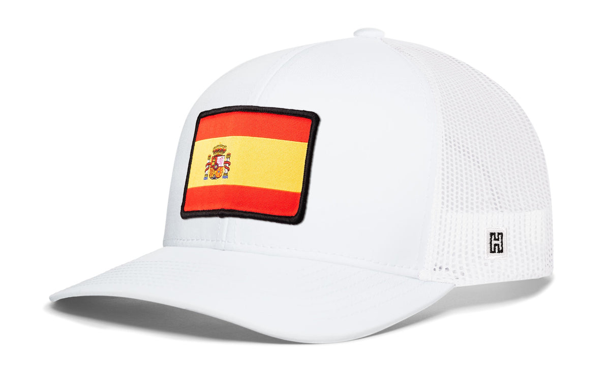 Spain Flag International Trucker Hat  |  Spanish Snapback