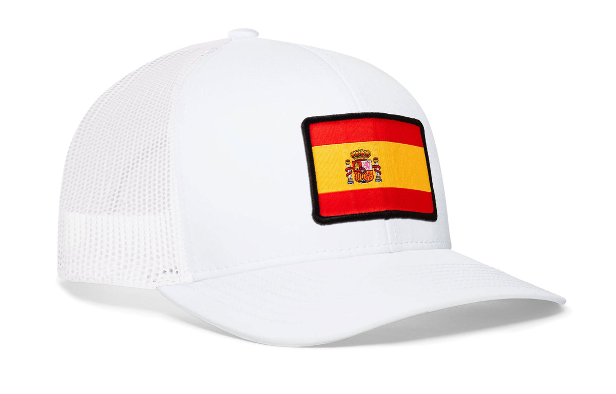 Spain Flag International Trucker Hat  |  Spanish Snapback