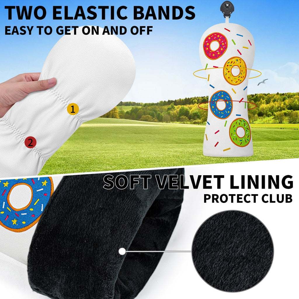Sprinkle Donut Golf Headcovers (Because Your Game Needs a Glaze)