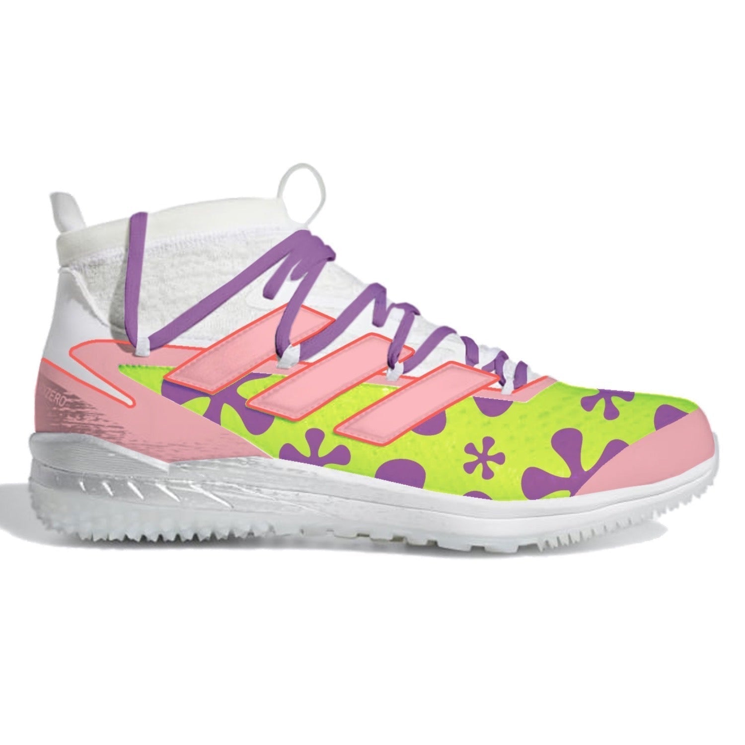 "Squirrel" Adidas Adizero Afterburner 8 NWV Turf Shoes