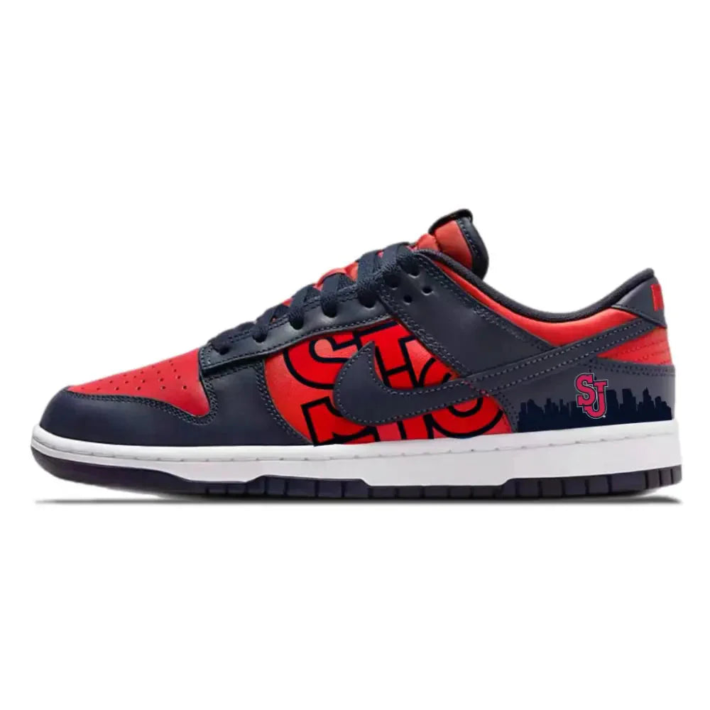 "St. John's Baseball" Nike Men's Dunk Low Retro Shoes