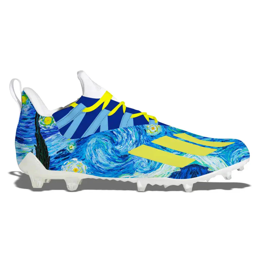 "Starry Night" Adidas Adizero 11.0 Football Cleats