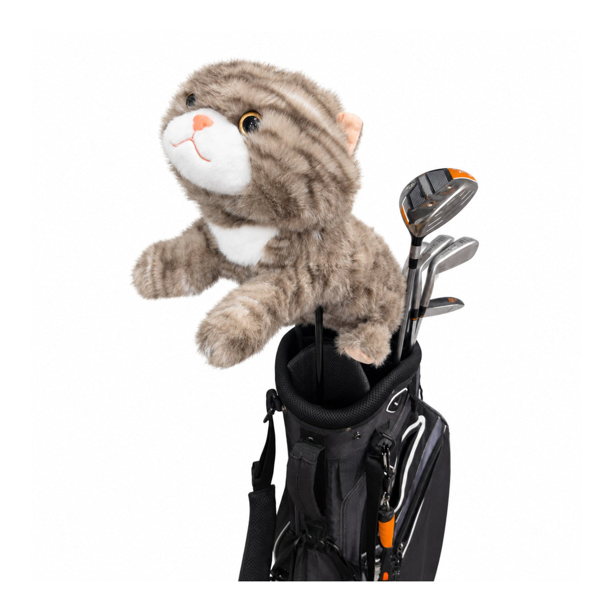 Tabby Cat Driver Headcover | Nine Lives, Eighteen Holes