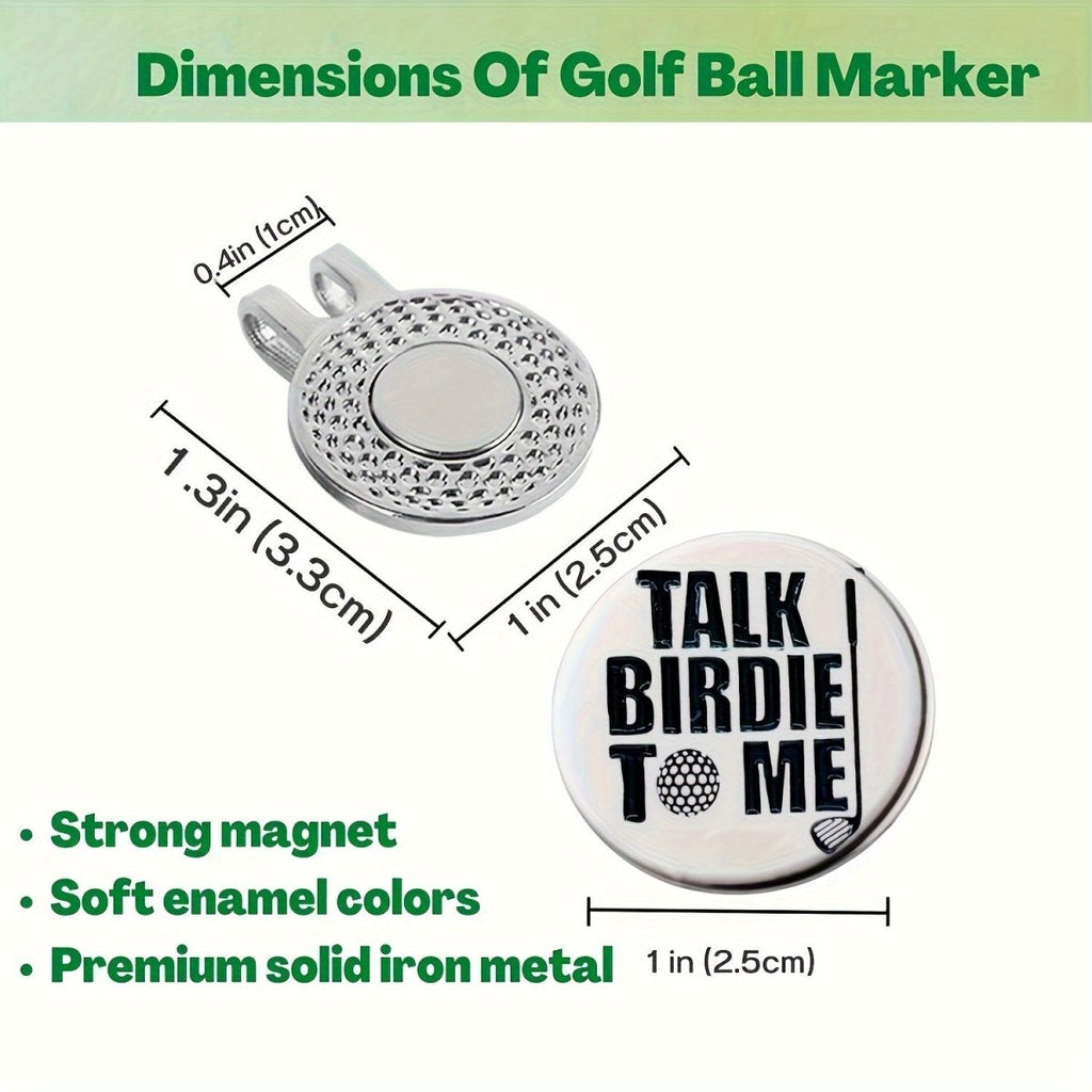 "Talk Birdie To Me" Golf Ball Marker