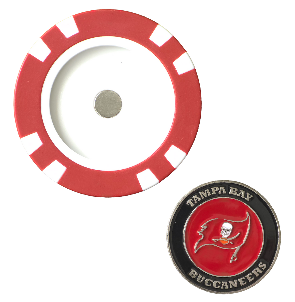Officially Licensed Tampa Bay Buccaneers Poker Chip Ball Marker