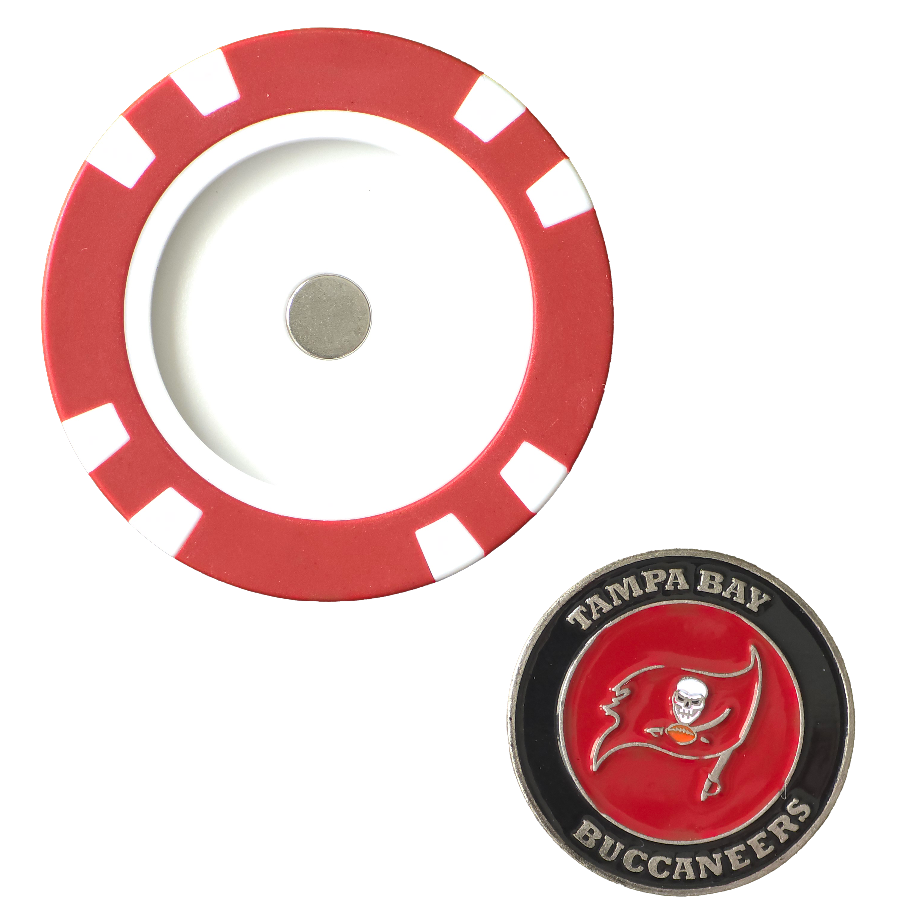 Officially Licensed Tampa Bay Buccaneers Poker Chip Ball Marker