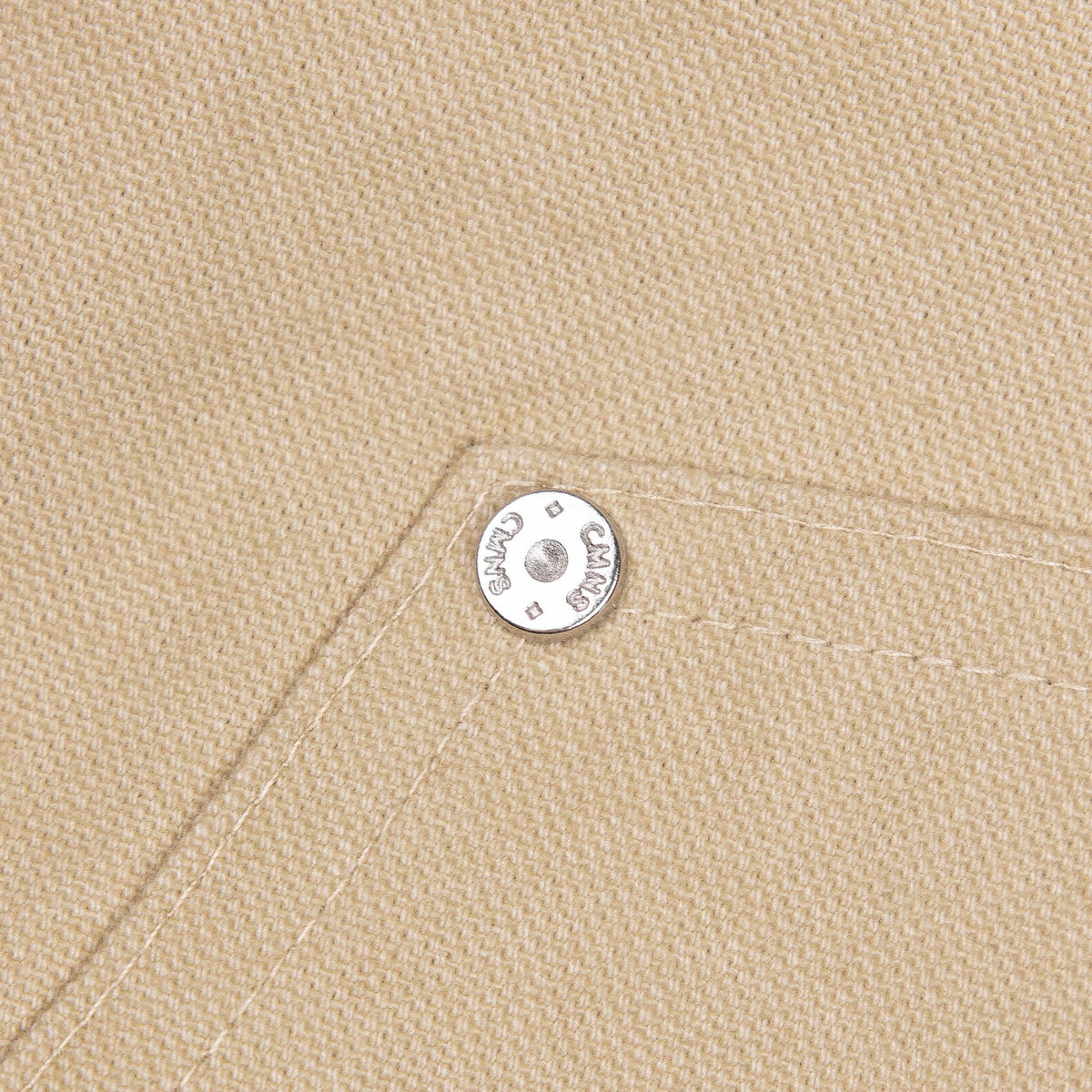Commons Double Knee Canvas Short Cream
