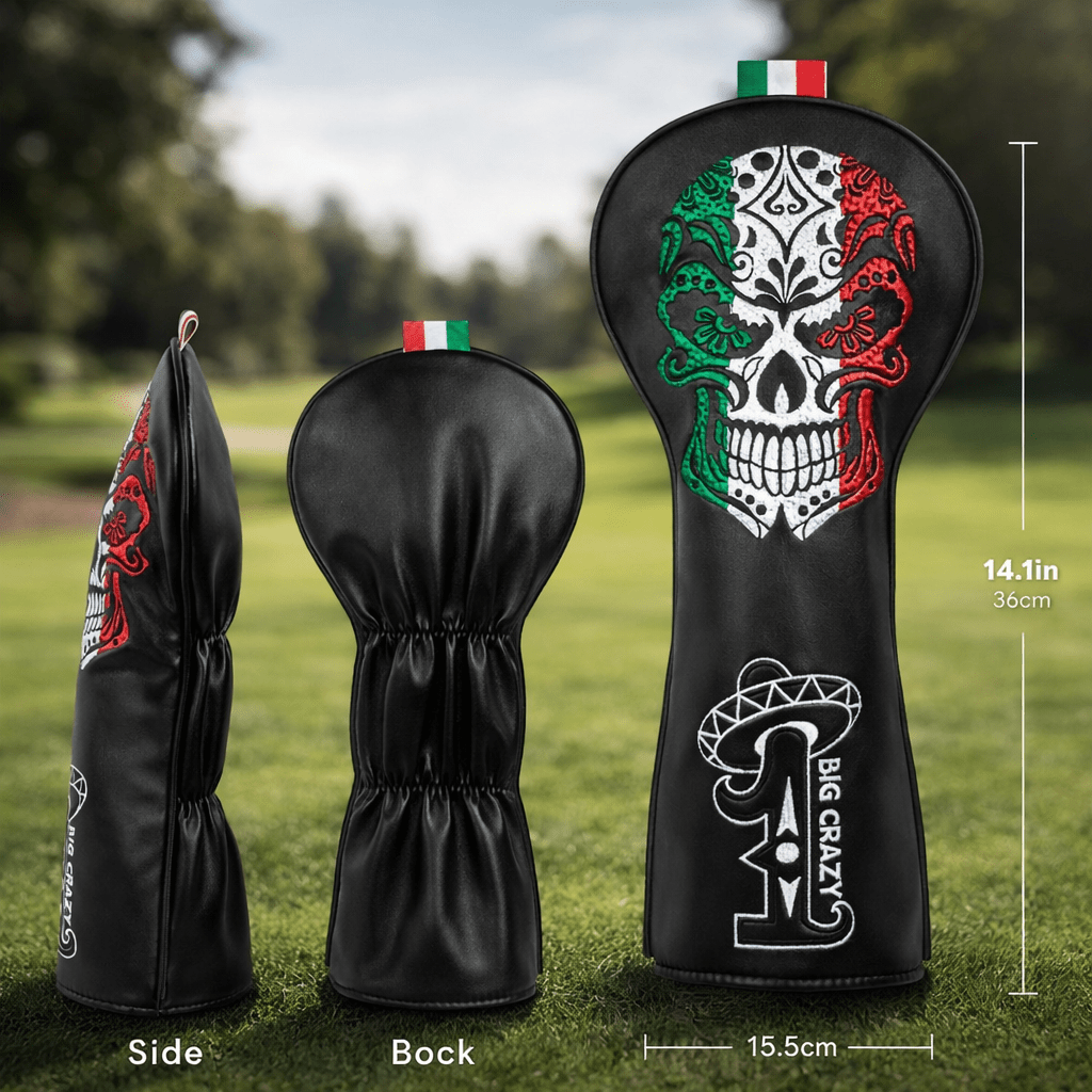 Tattoo Skull Driver Headcover – Mexican Sugar Skull