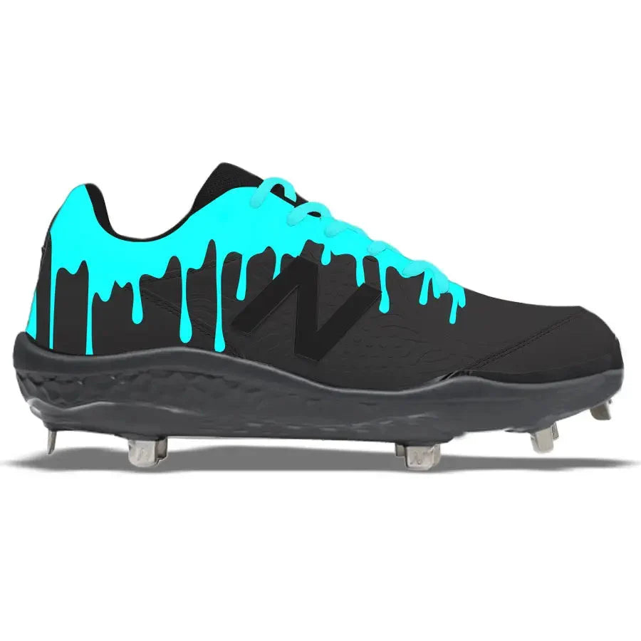 "Teal Drip" New Balance 3000v5 Cleats