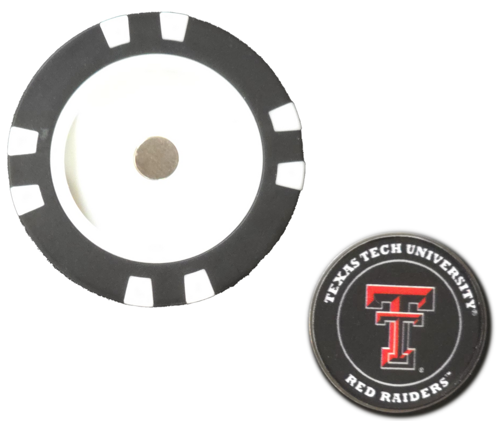 Officially Licensed Texas Tech Red Raiders Poker Chip Ball Marker