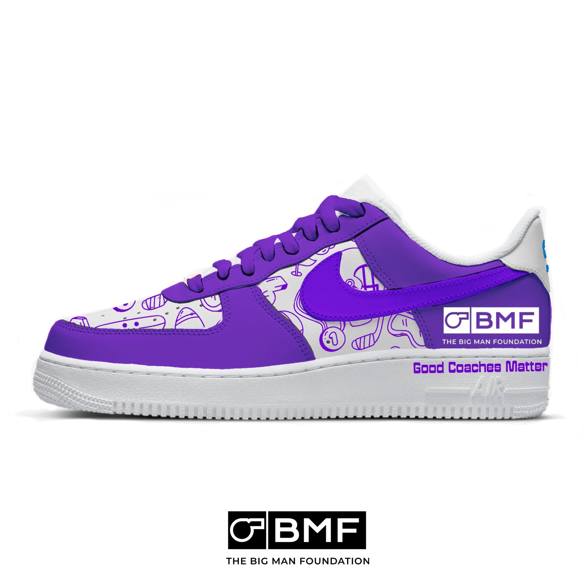 "The Big Man Foundation" Nike Air Force 1 Low Shoes