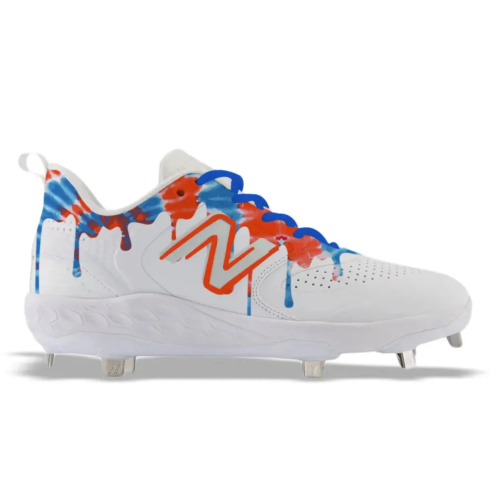 "Tie-Dye Drip" New Balance Fresh Foam X 3000 V6 Cleats