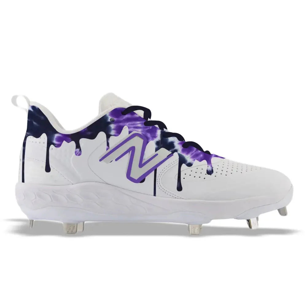 "Tie-Dye Drip" New Balance Fresh Foam X 3000 V6 Cleats