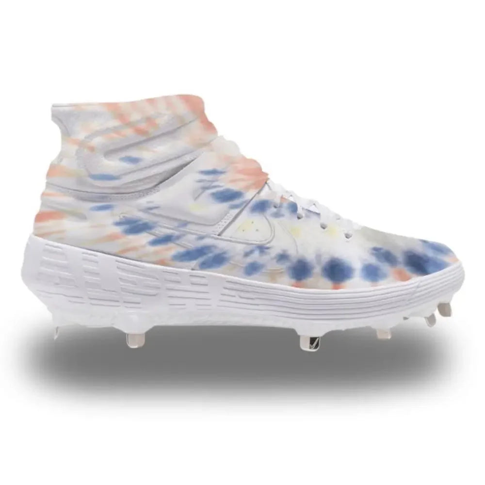 "Tie-Dye" Nike Alpha Huarache Elite 2 Mid Cleats