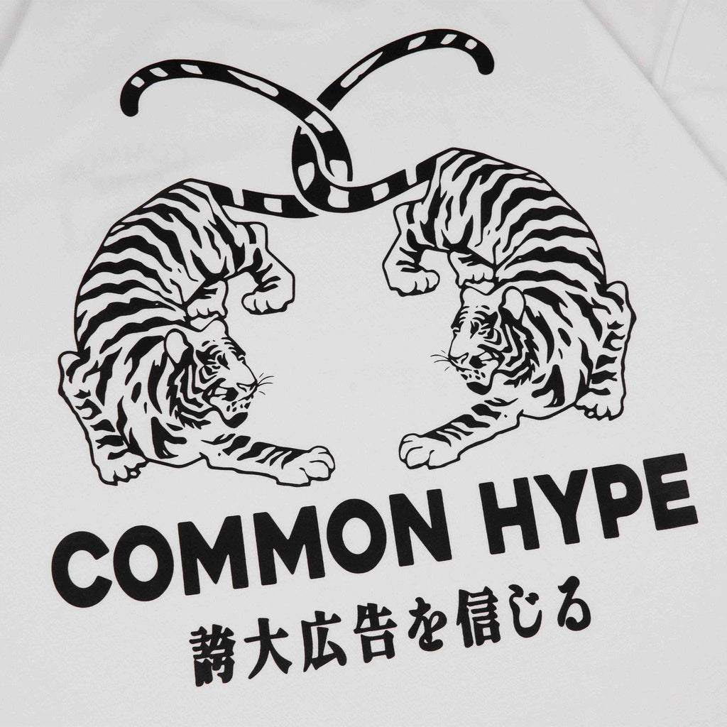 Common Hype Tiger Tee White