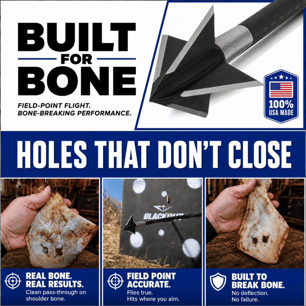 TOTA | 100 grain XL broadhead | 1-3/16-inch solid | fixed blade