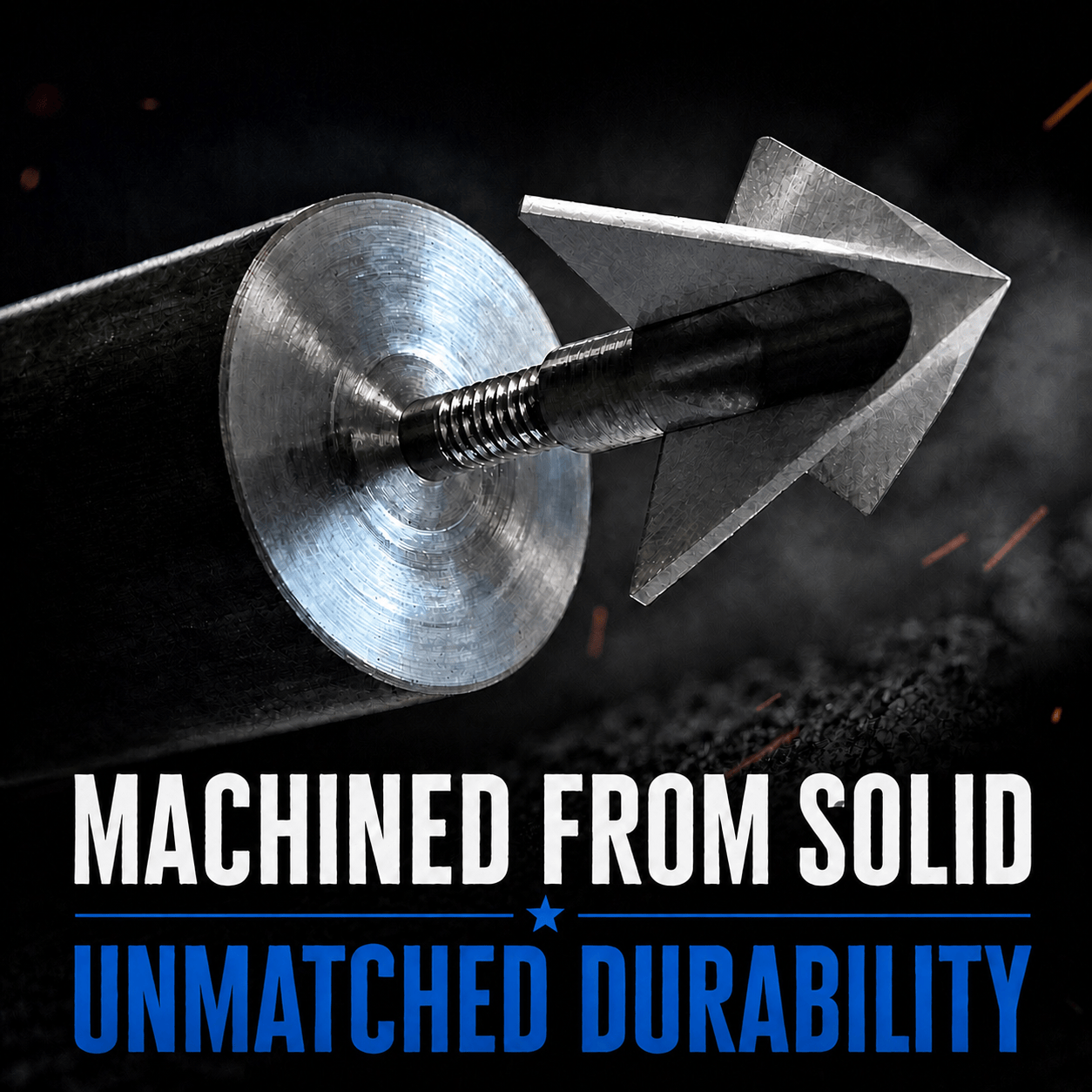 TOTA | 150 grain XL broadhead | 1-3/16-inch solid | fixed blade