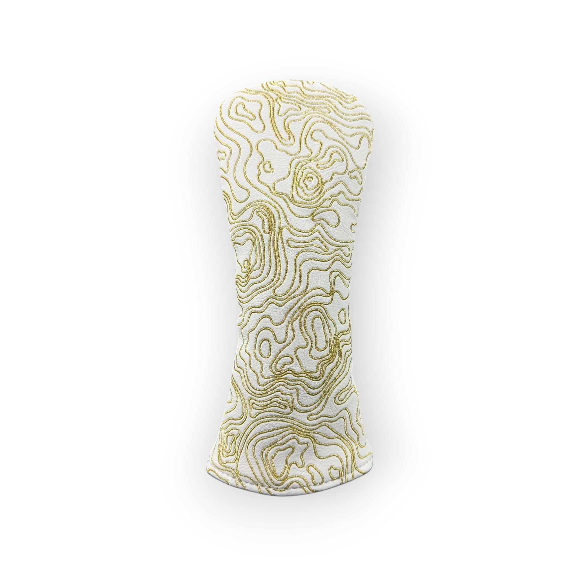 Topographic Edition - Pure White / Embroidered Sunrise Gold
