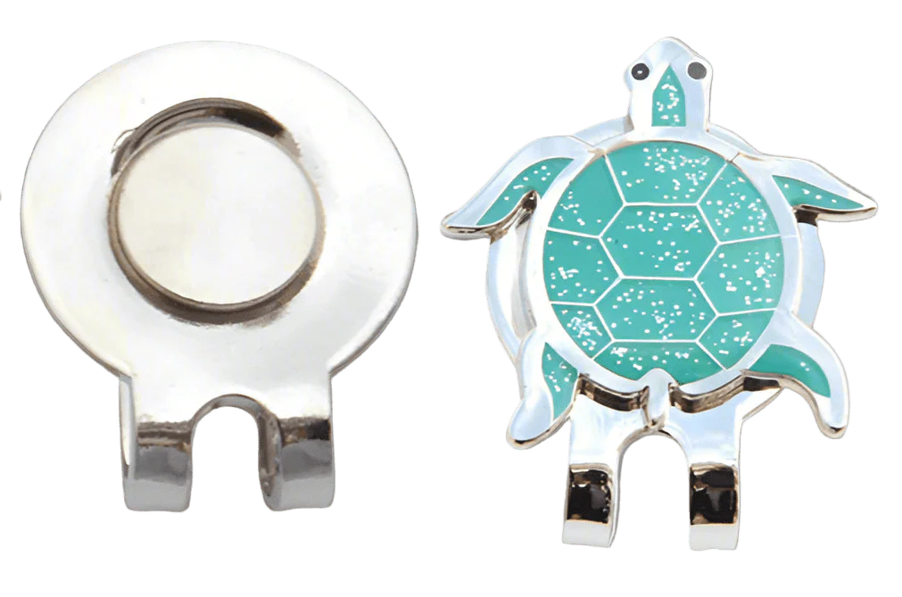 "Turtley Accurate" Magnetic Golf Ball Marker & Hat Clip