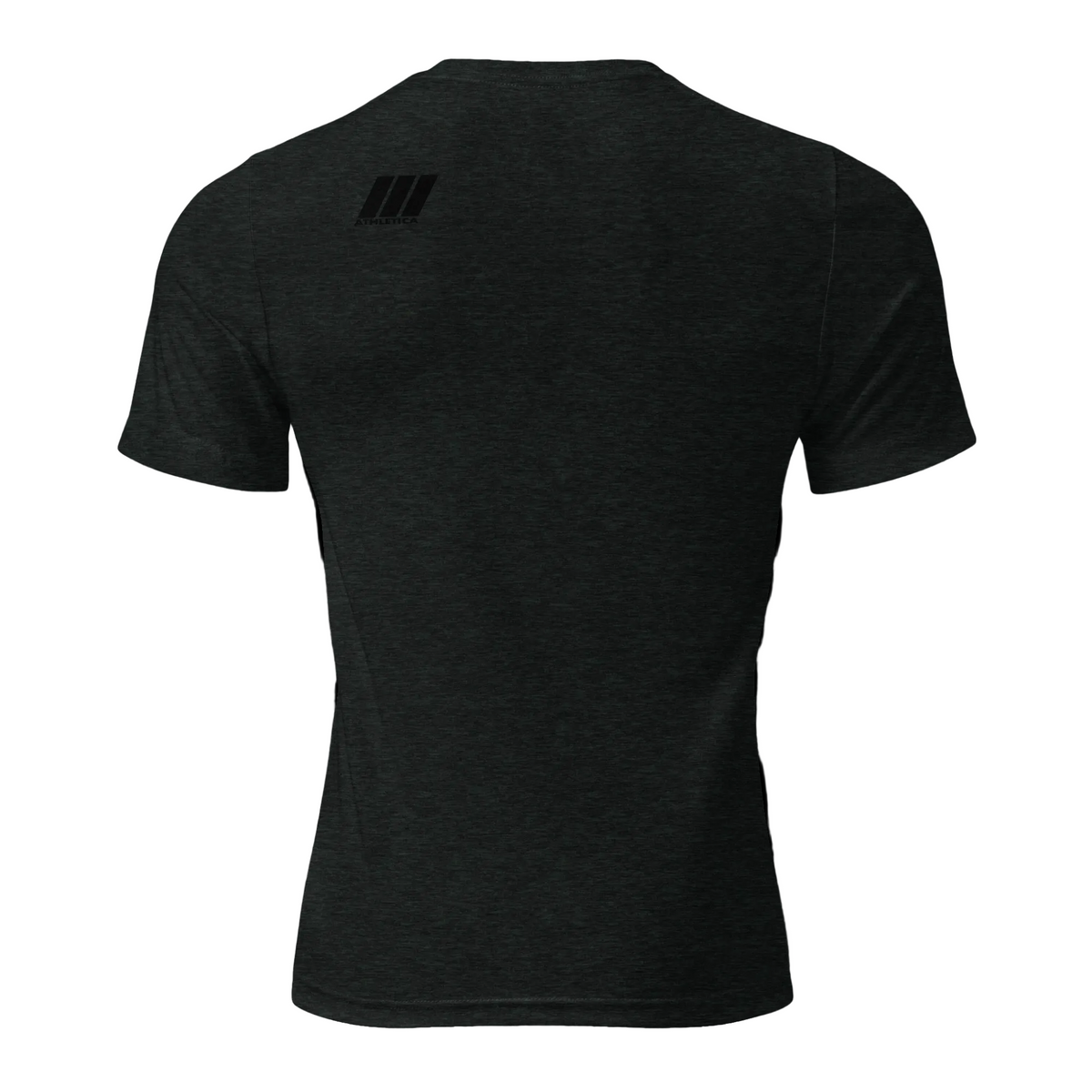 CROWN ATHLETICA /// Cross-chest Logo Shirt (CHARCOL)