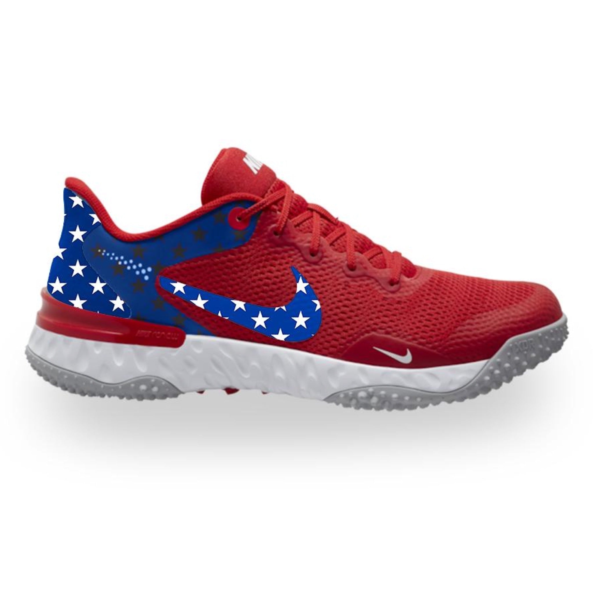 "USA" Nike Alpha Huarache Elite 3 Turf Shoes