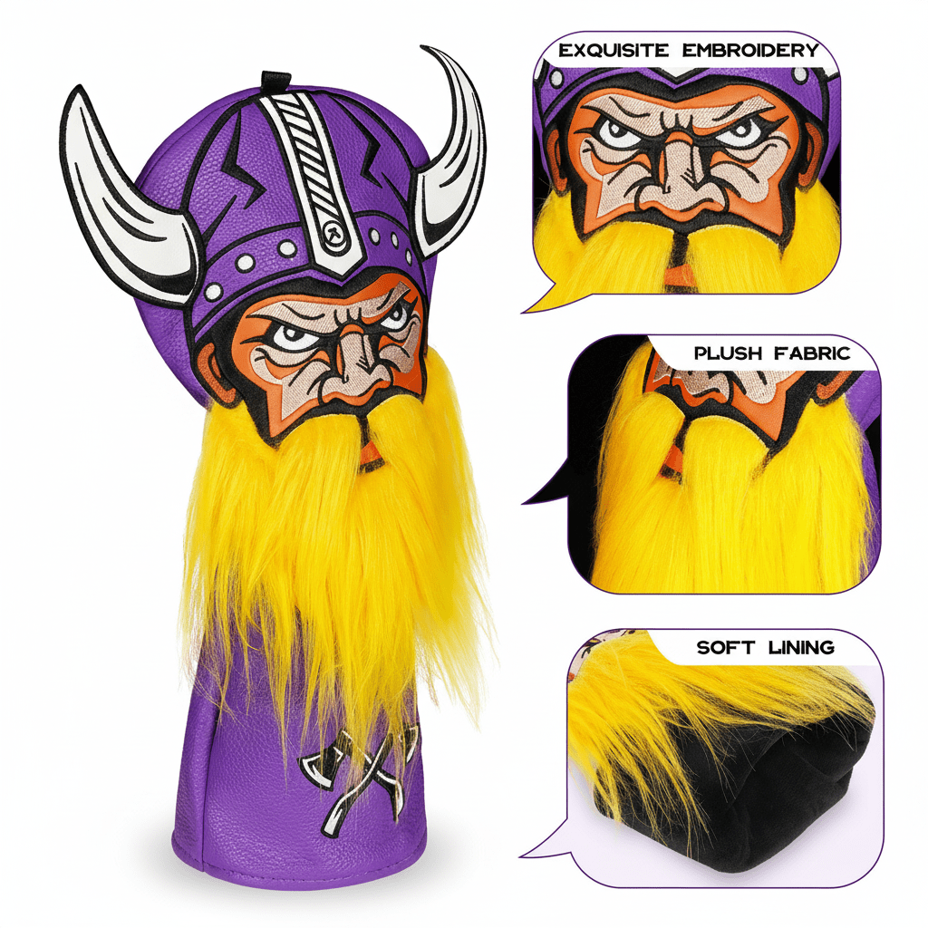 Viking Warrior Golf Headcover – Fury Edition