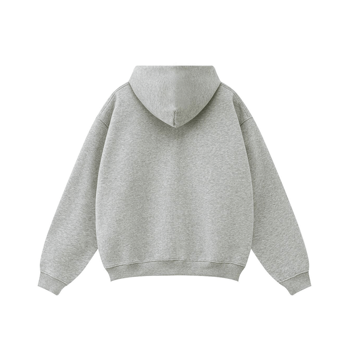 Compliments Where Do I Go? Gray Zip-Up Hoodie