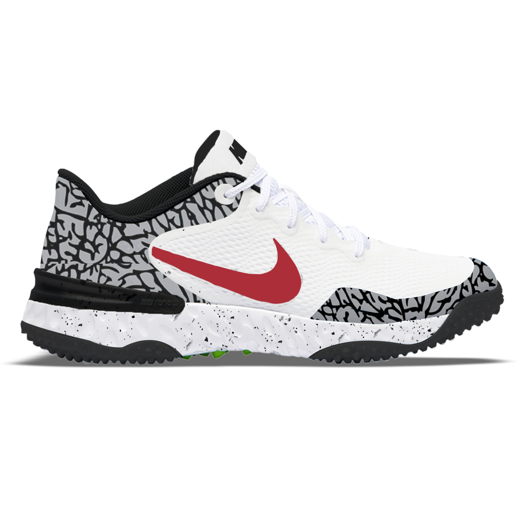 "White Cement" Nike Alpha Huarache Elite 3 Turfs