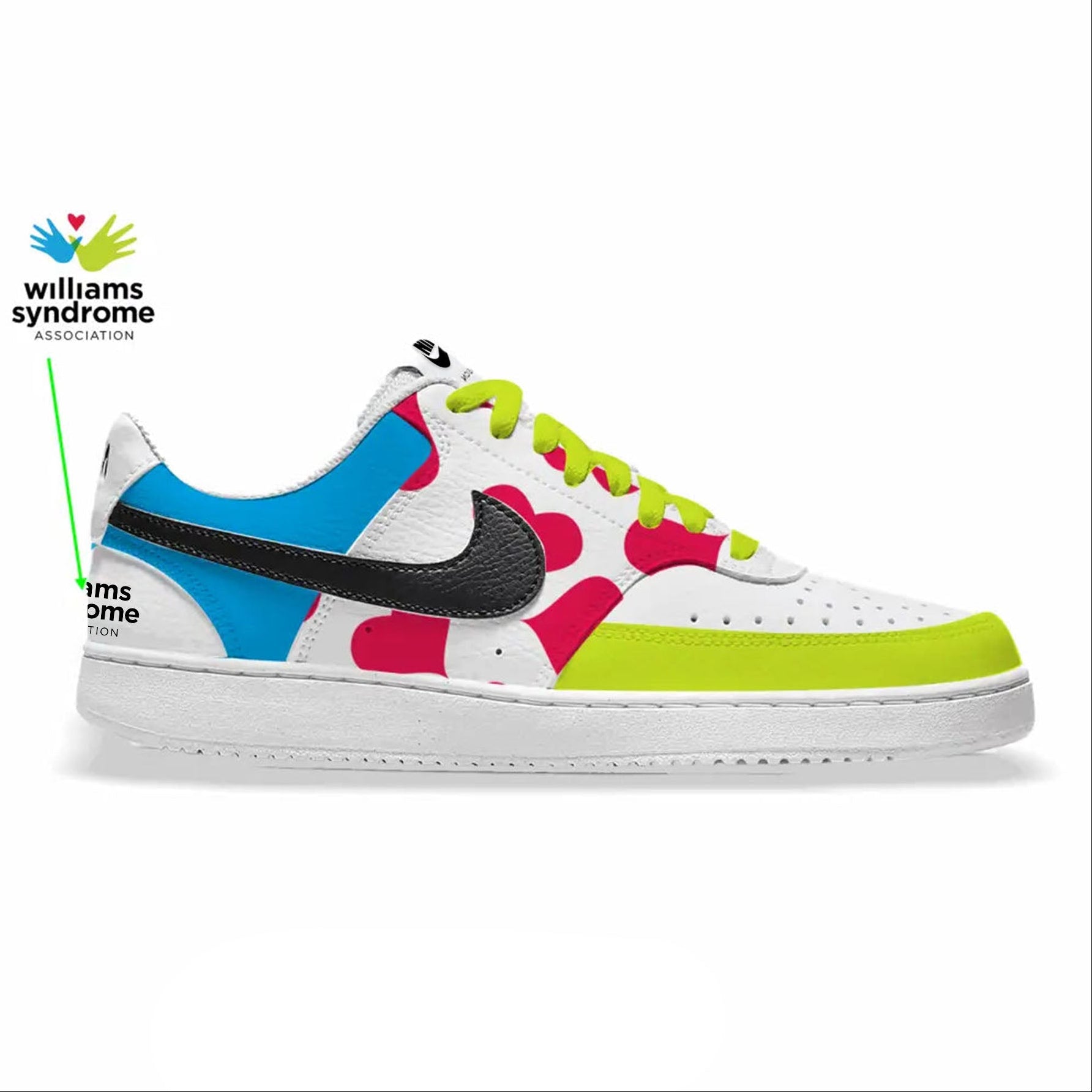 "Williams Syndrome Association" Nike Court Vision Low Shoes